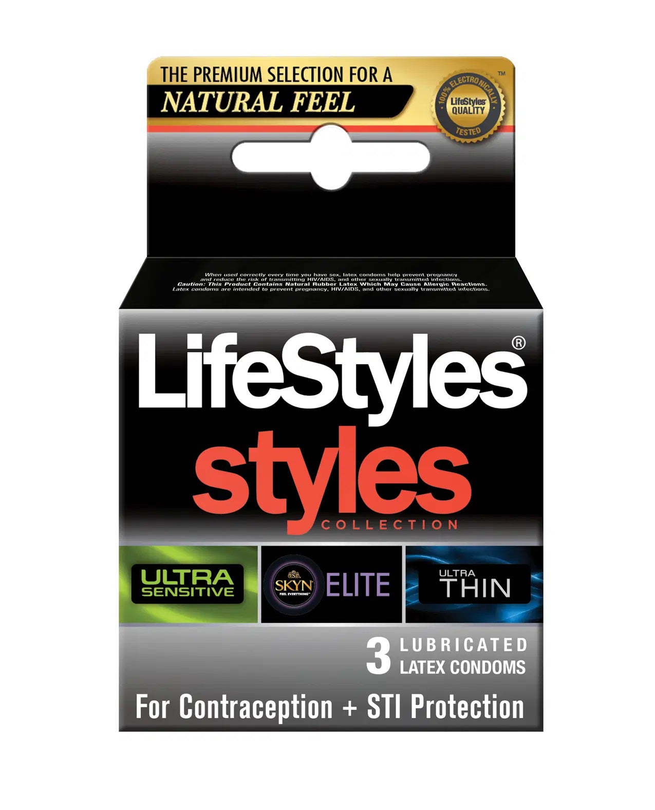 Lifestyles - Styles Sensitive 3 Pk PM9903