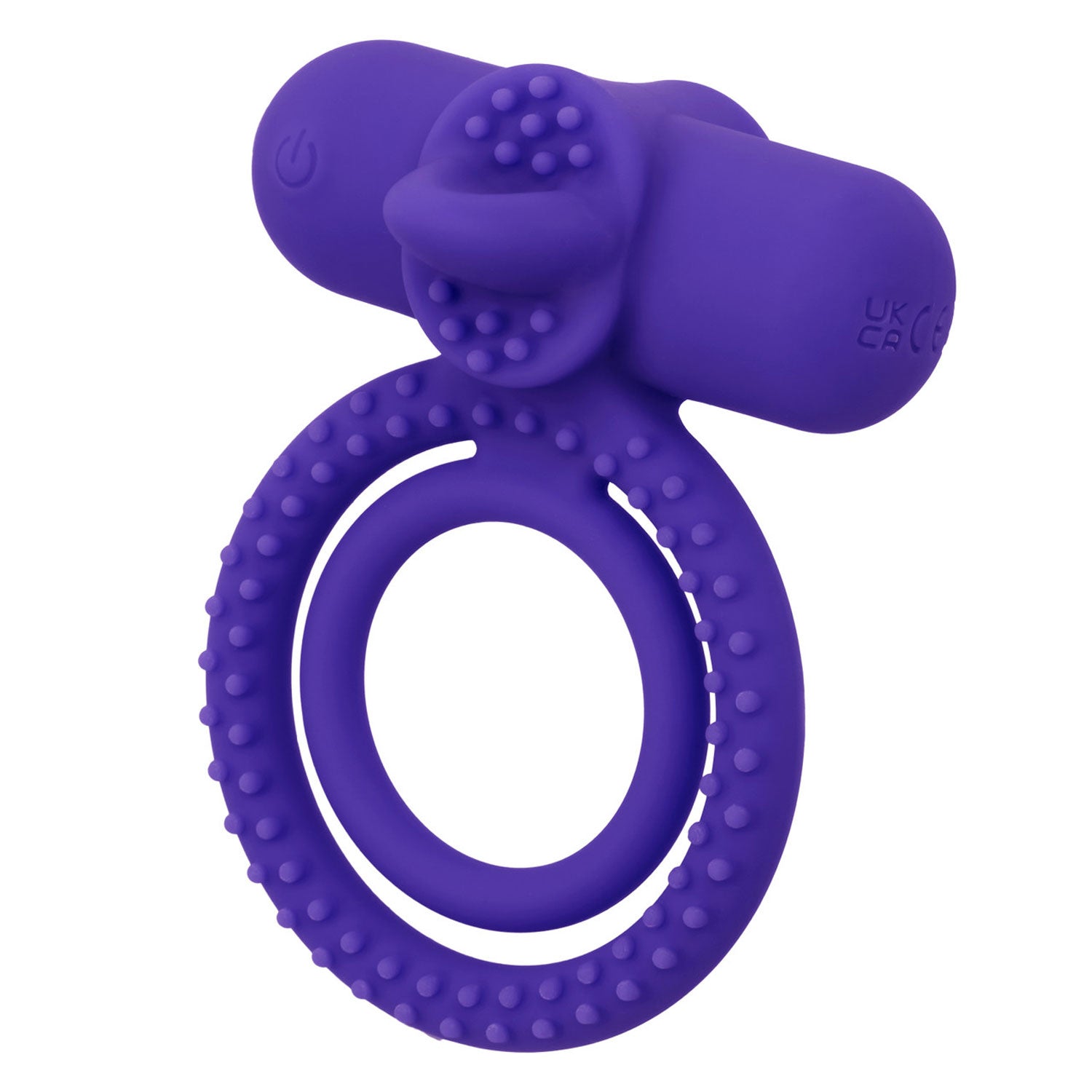 Silicone Rechargeable Dual Climaxer - Purple SE1843053