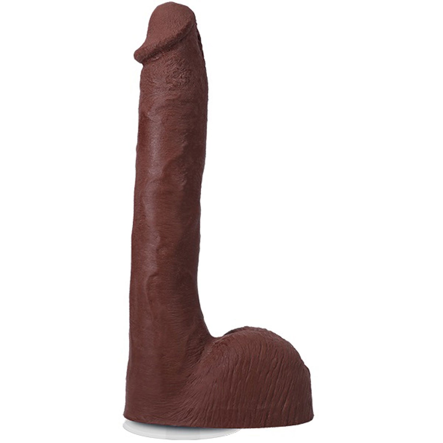 Signature Cocks Pressure 10 Cock With  Removable Vac-U-Lock Suction Cup - Chocolate DJ8160-37-BX