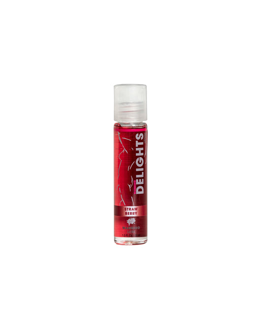 Warming Delights - Strawberry - Flavored Lube 1 Oz WT20442