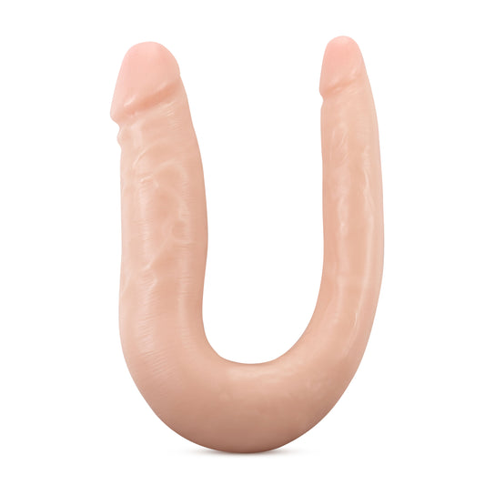 Dr. Skin Silicone - Dr. Double - 12 Inch Double  Dong - Vanilla BL-34103