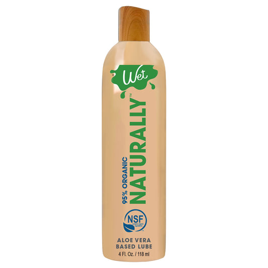 Wet 95% Organic Naturally - Aloe Based Lubricant 4 Oz WT26425