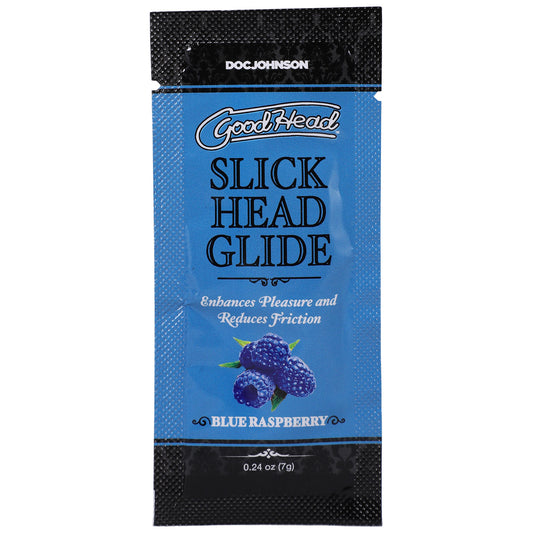 Goodhead - Slick Head Glide - Blue Raspberry - 0.24 Oz DJ1387-11-BU