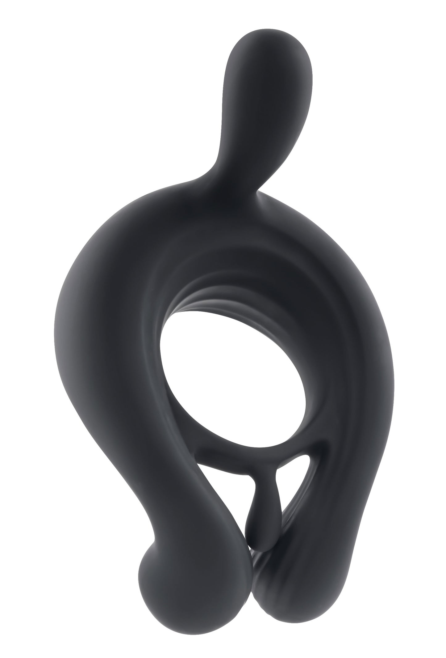 Playboy Pleasure - Triple Play - Cock Ring - Black PB-RS-1355-2