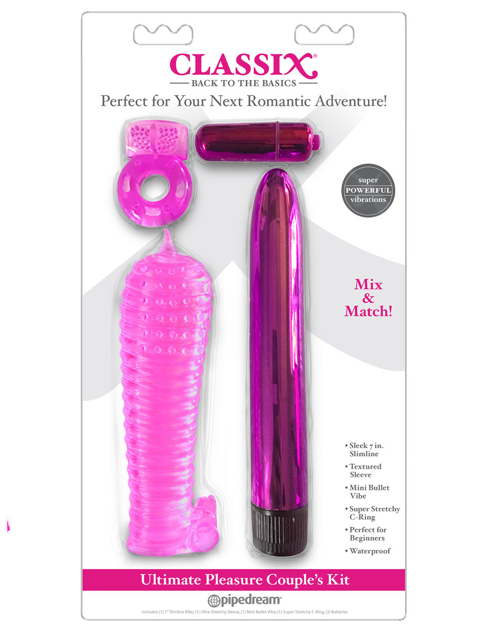 Classix Ultimate Pleasure Couples Kit - Pink PD1993-11