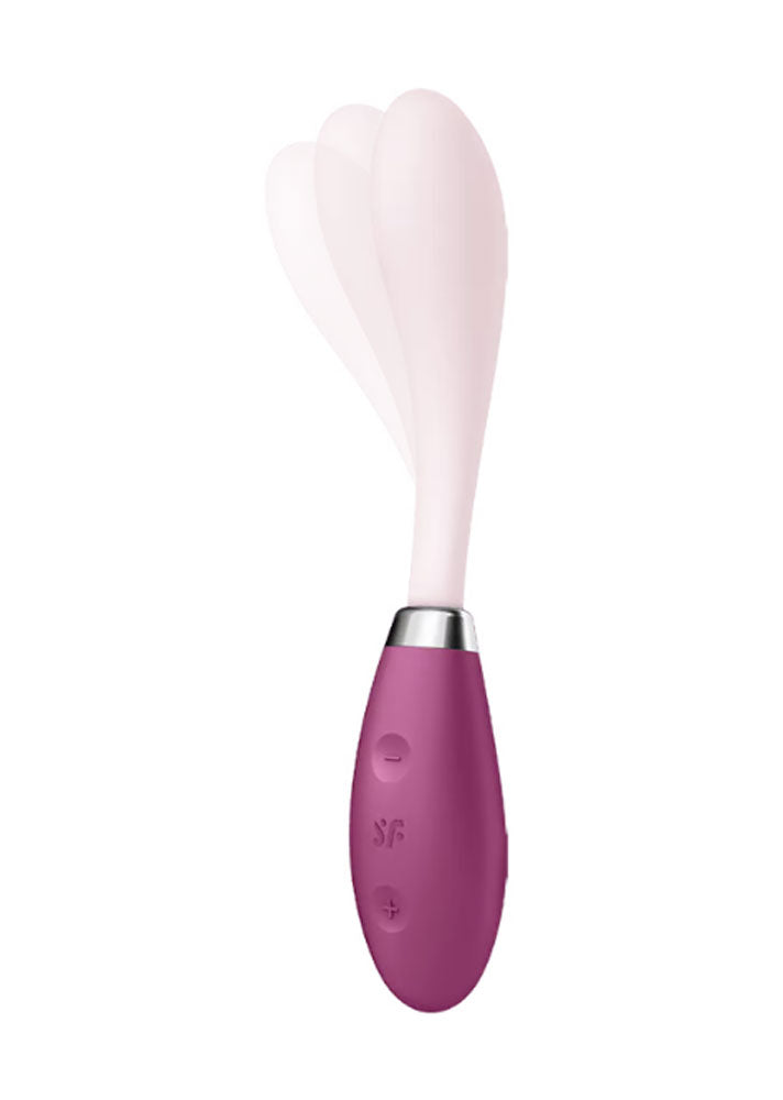 Satisfyer G-Spot Flex 3 - Multi Vibrator - Red SAT-J2018-297-2