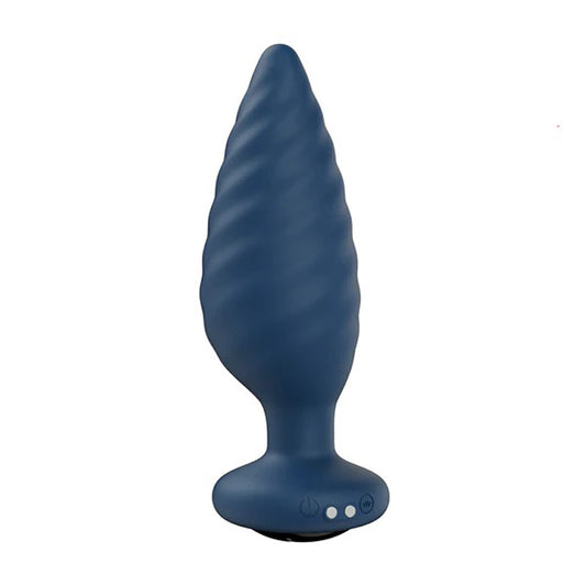 Noah - App Controlled Rotating Butt Plug - Blue H-AP-39-945BLU