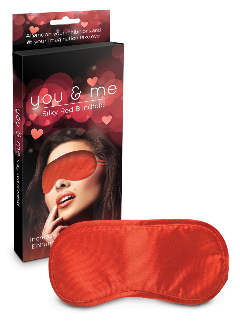 You & Me Silky Red Blindfold CC-USCCYMBF