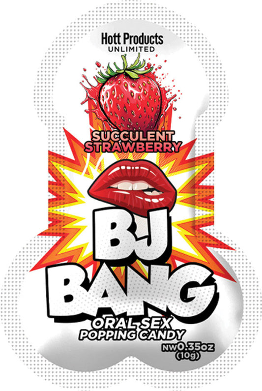 Bj Bang - Oral Sex Popping Candy - Strawberry 10gm HTP3596