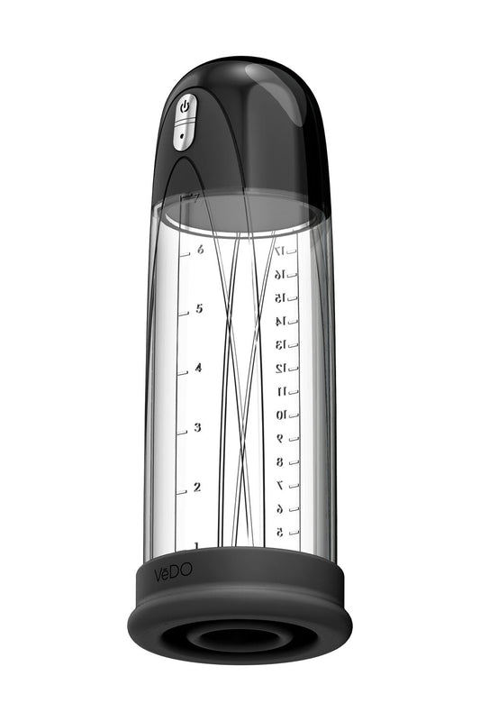 Pump Rechargeable Vacuum Penis - Just Black VI-S0408