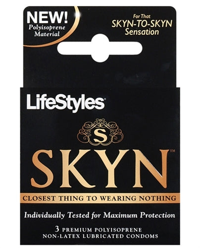 Skyn Original - Non-Latex Lubricated Condoms - 3 Pack PM07303