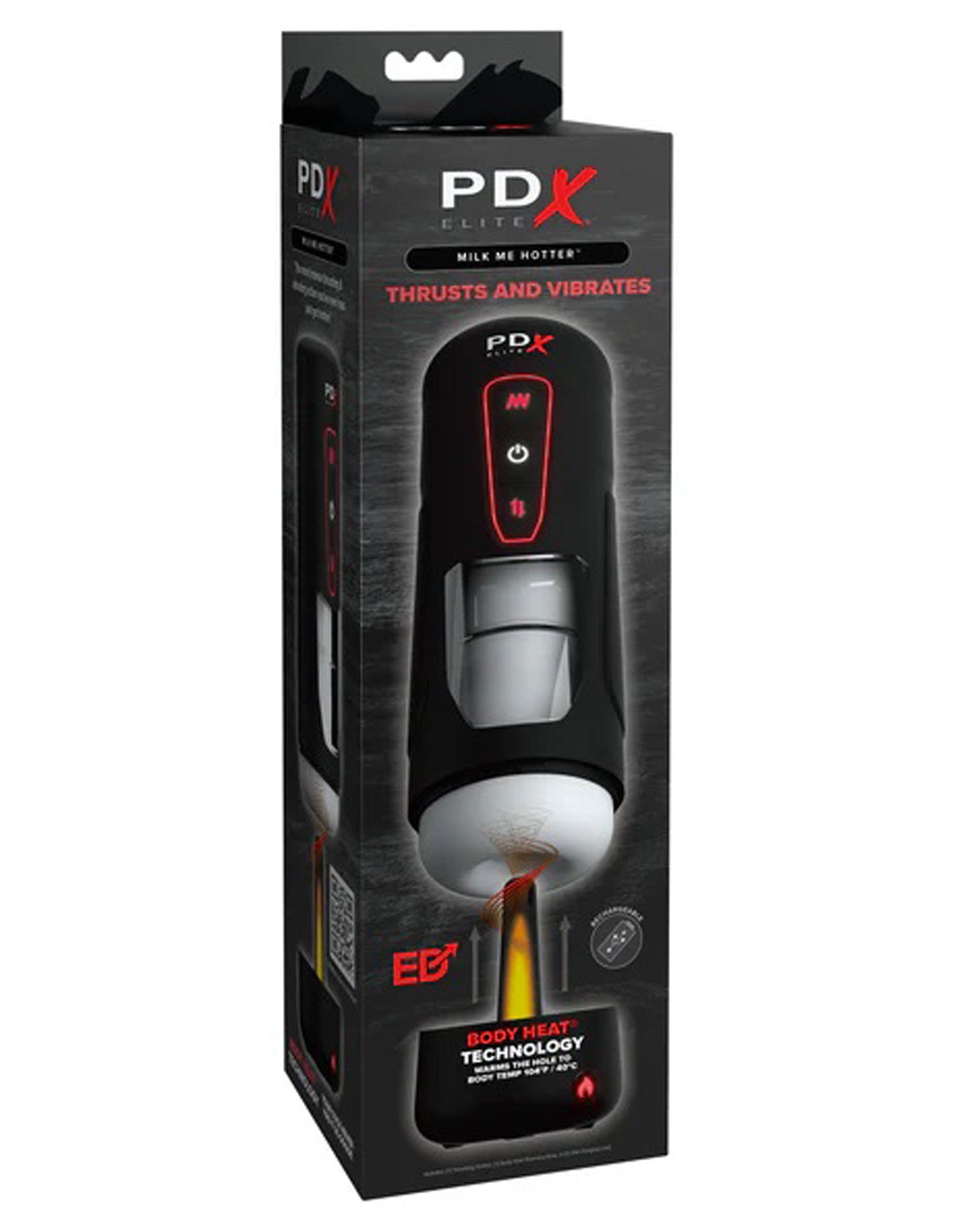 Pdx Elite Milk Me Hotter Tester - Black PDRD550-23