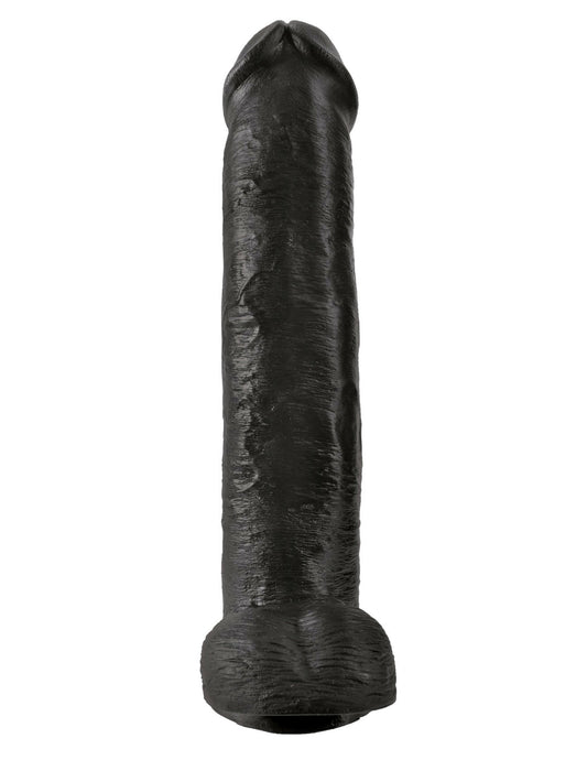 King Cock 15" Cock With Balls - Black - TemptationsPipedreamTemptationsPD5535-23