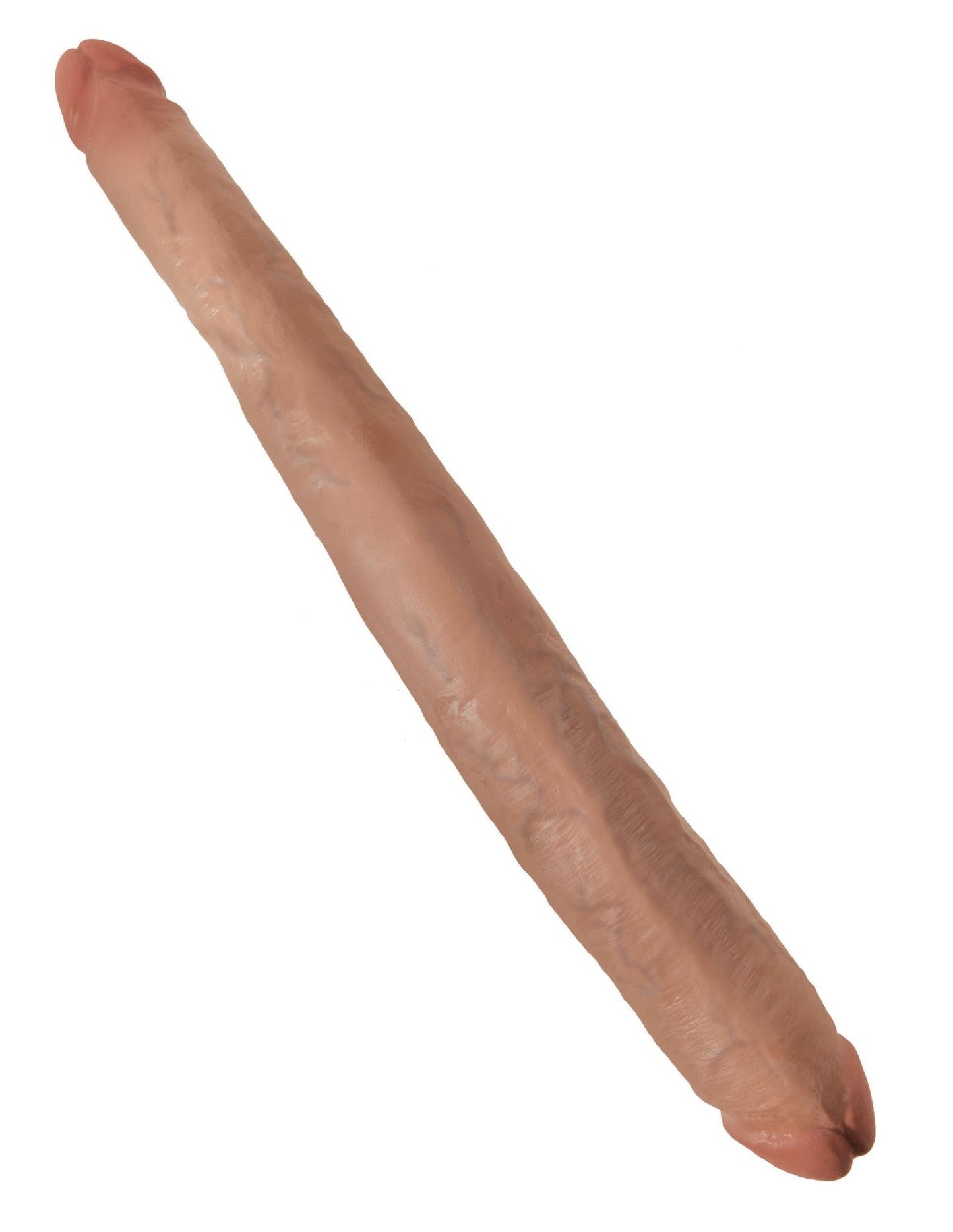 King Cock 16 Inch Tapered Double Dildo - Tan - TemptationsSaleTemptationsPD5517-22