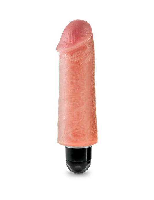 King Cock 5 Inch Vibrating Stiffy Flesh - TemptationsPipedreamTemptationsPD5520-21