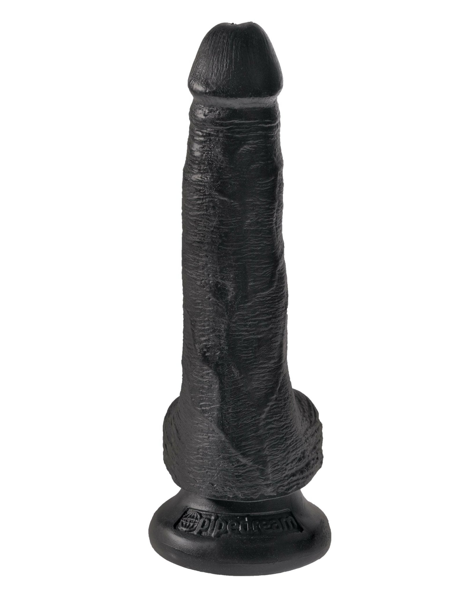 King Cock 6" Cock With Balls - Black - TemptationsPipedreamTemptationsPD5531-23