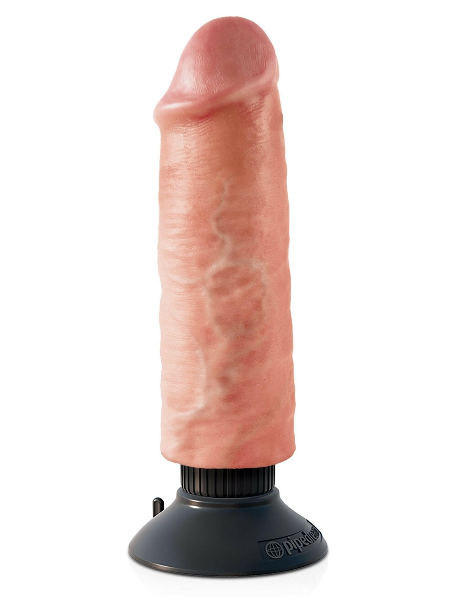 King Cock 6-Inch Vibrating Cock - Light - TemptationsPipedreamTemptationsPD5401-21