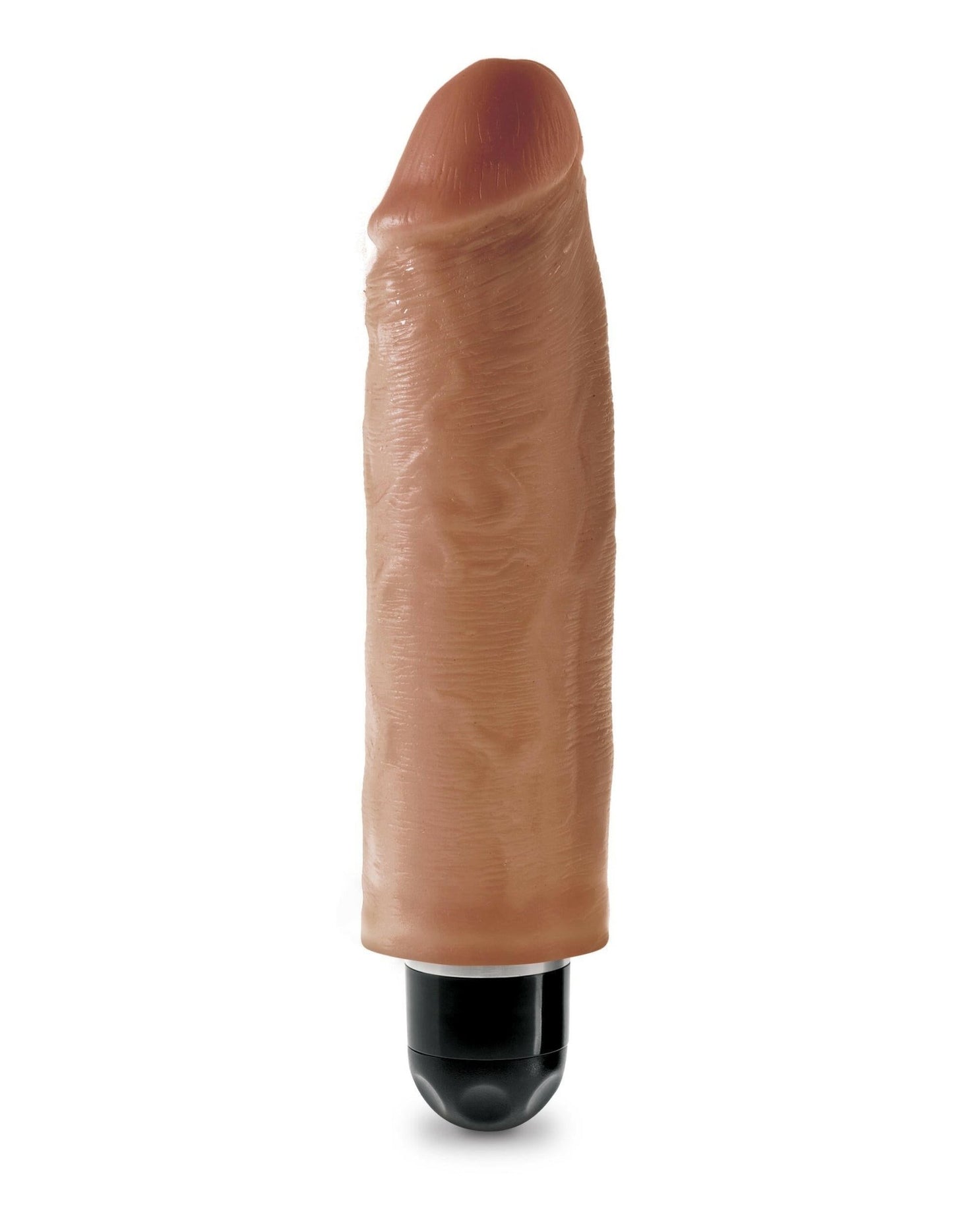 King Cock 6" Vibrating Stiffy - Tan - TemptationsPipedreamTemptationsPD5521-22