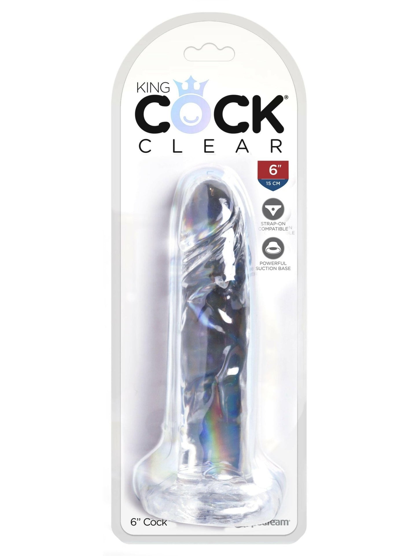 King Cock Clear 6" Cock - TemptationsPipedreamTemptationsPD5753-20