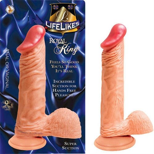 Lifelike Flesh Royal King 9" - TemptationsNasstoysTemptationsNW2010-5