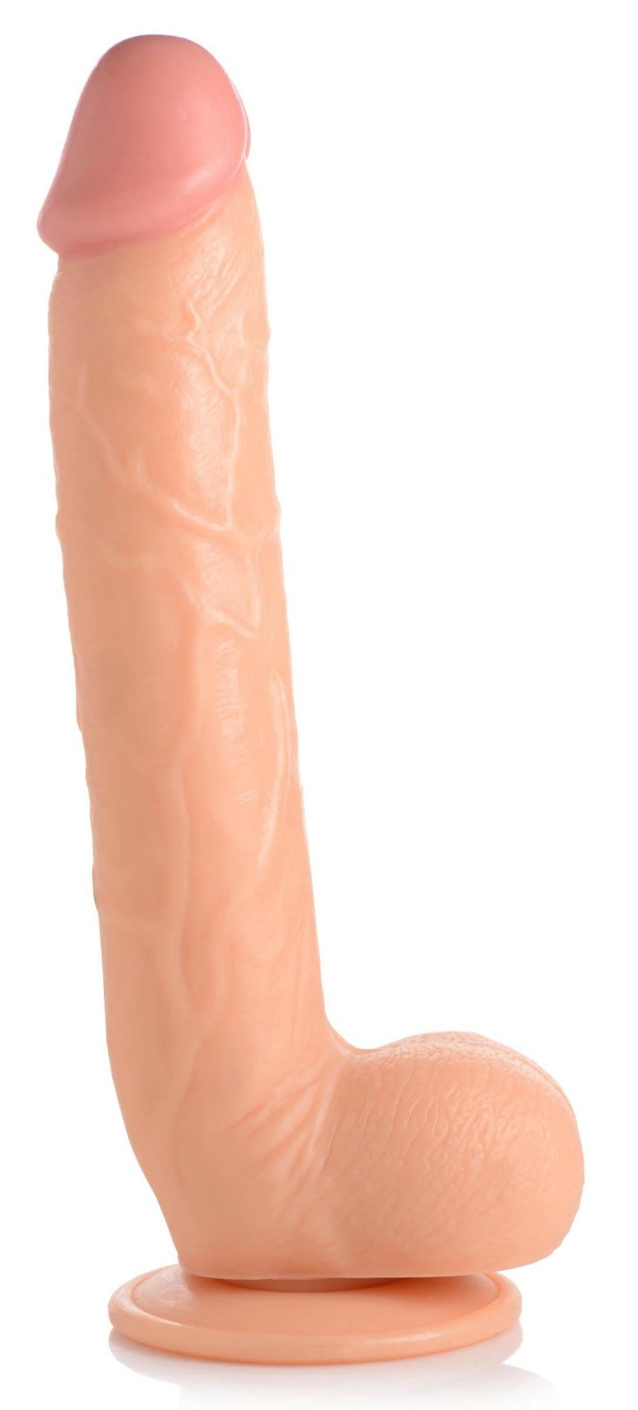 Long Logan 10 Inch Dildo With Balls - Light - TemptationsXR Brands Master CockTemptationsMC-AG771-LHT