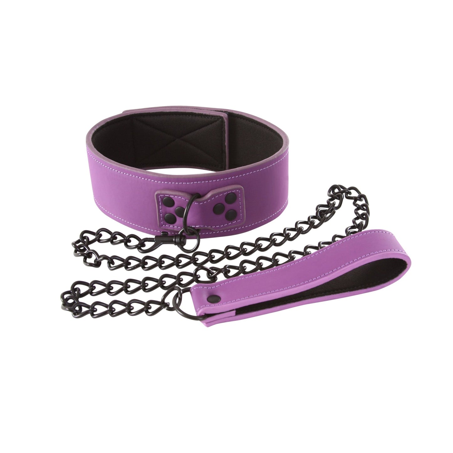 Lust Bondage Collar - Purple - TemptationsnsnoveltiesTemptationsNSN1252-15