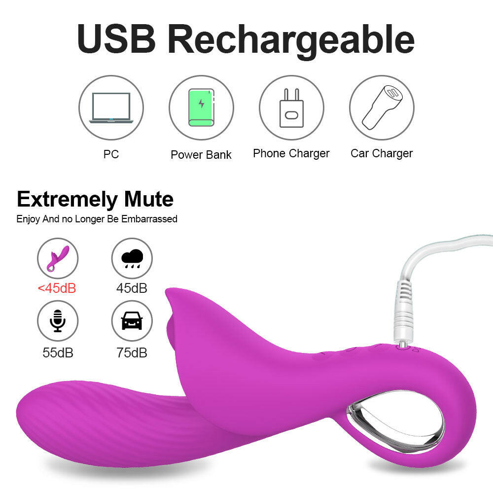 Luxury Double Stimulation Vibrator - TemptationsSexcite ShopTemptationsSXCT011