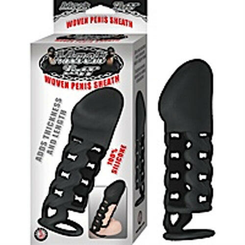 Mack Tuff Woven Penis Sheath - Black - TemptationsNasstoysTemptationsNW2554