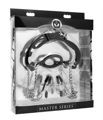 Mutiny Silicone O-Ring Gag and Nipple Clamps - TemptationsXR Brands Master SeriesTemptationsMS-AD770