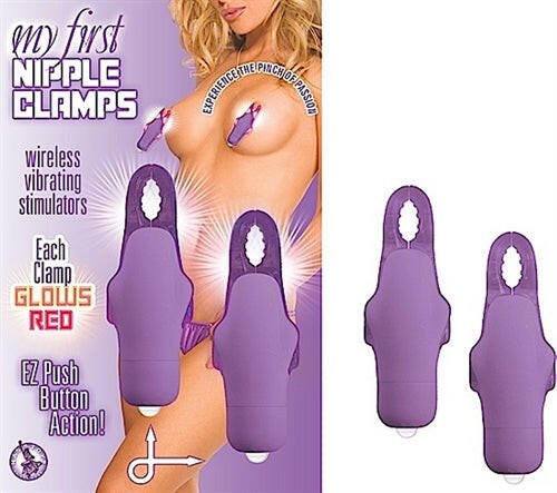 My First Nipple Clamps - Purple - TemptationsNasstoysTemptationsNW2276-2