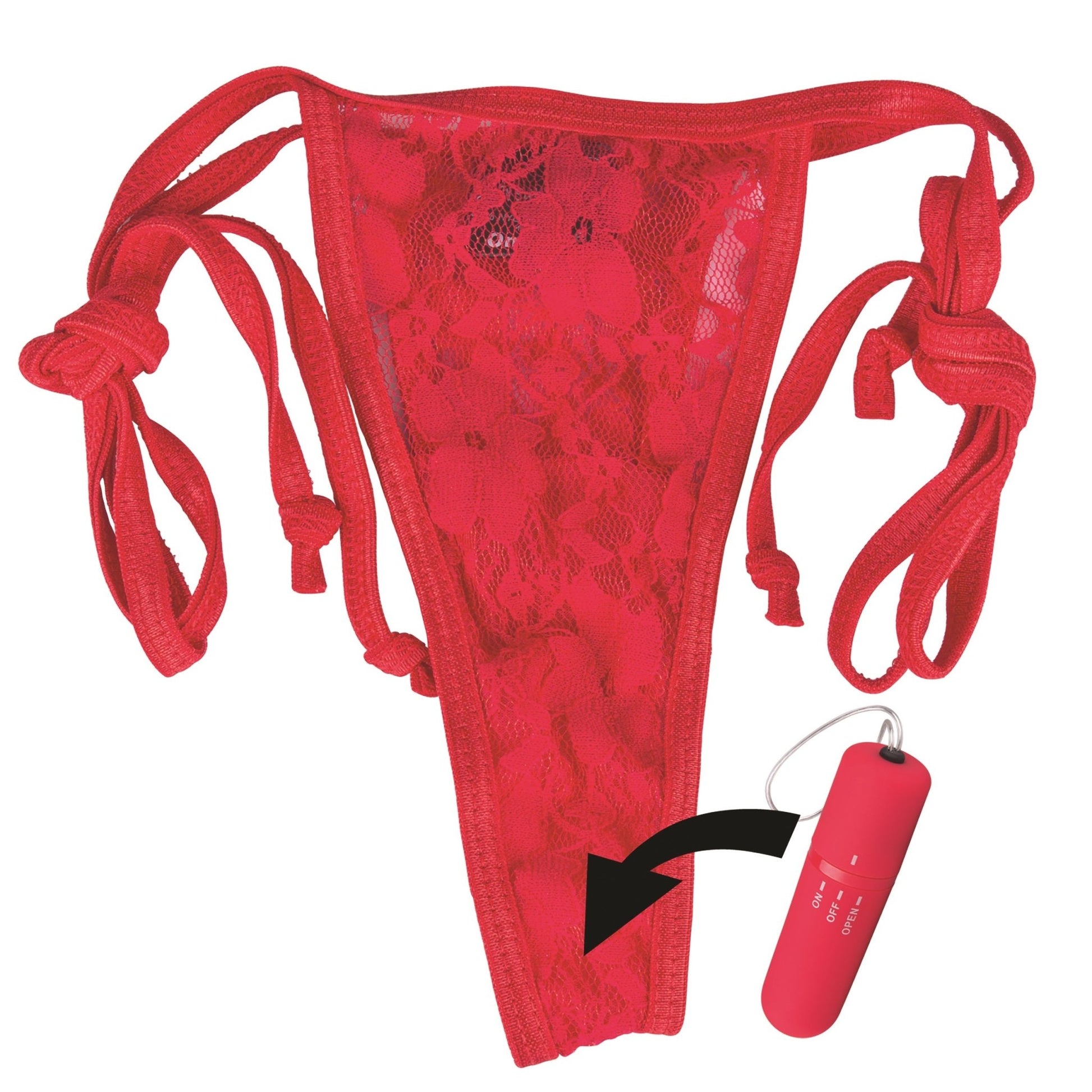 My Secret Screaming O Vibrating Panty Set - Red - Each - TemptationsScreaming OTemptationsSO-PNTY-R-101E