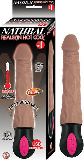 Natural Realskin Hot Cock #1 - Brown - TemptationsNasstoysTemptationsNW2813