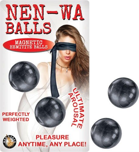 Nen-Wa Balls Magnetic Hemitite Balls - Graphite - TemptationsNasstoysTemptationsNW2432