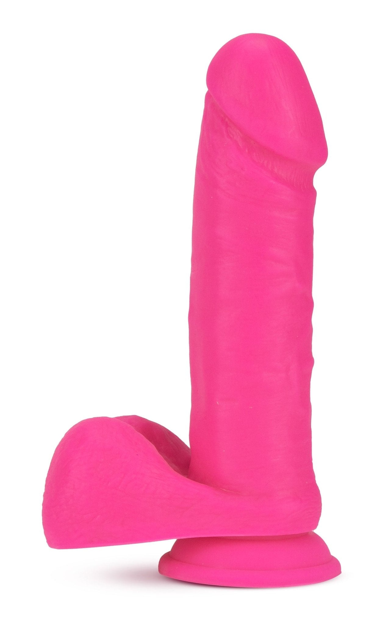 Neo - 8 Inch Dual Density Dildo - Neon Pink - TemptationsBlushTemptationsBL-34510