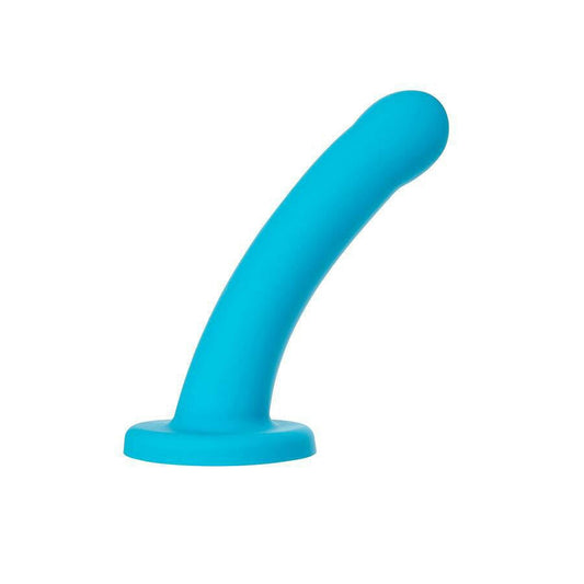 Nexus Collection - Hux - 7 Inch Silicone Dildo - Turquoise - TemptationsSportsheetsTemptationsSS698-35