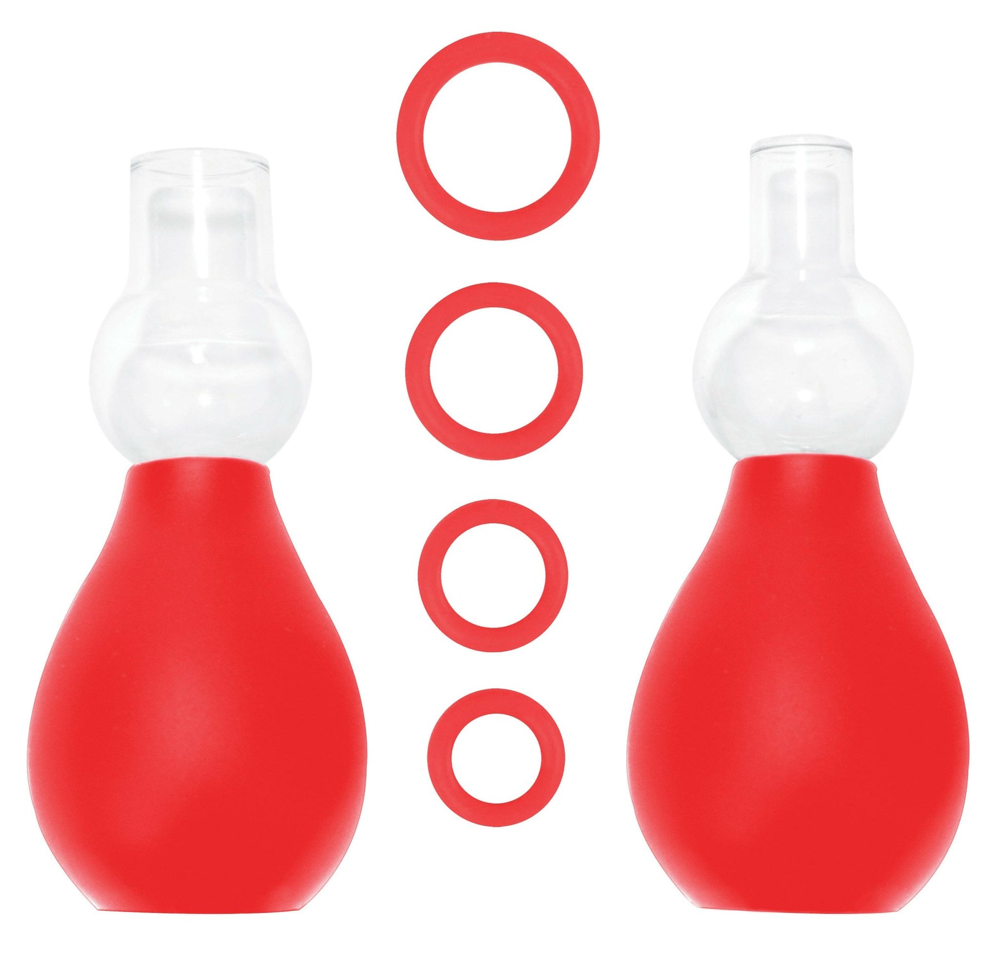 Nipple Erector Set - Red - TemptationsShots Ouch!TemptationsOU-OU056RED