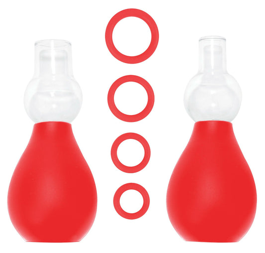 Nipple Erector Set - Red - TemptationsShots Ouch!TemptationsOU-OU056RED