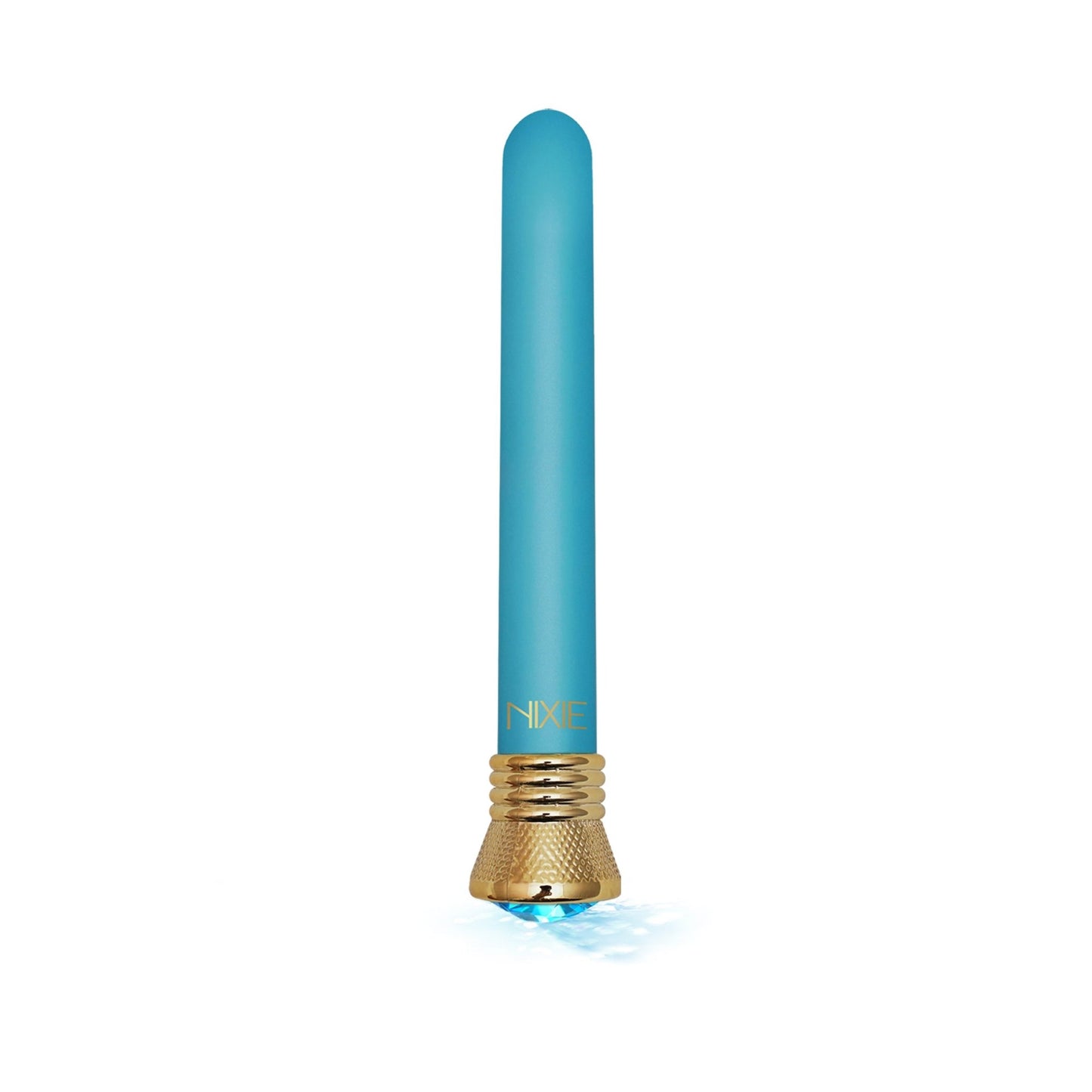 Nixie Jewel Satin Classic Vibe 10 Function - Aquamarine - TemptationsSale SpecialsTemptationsGN-1000306