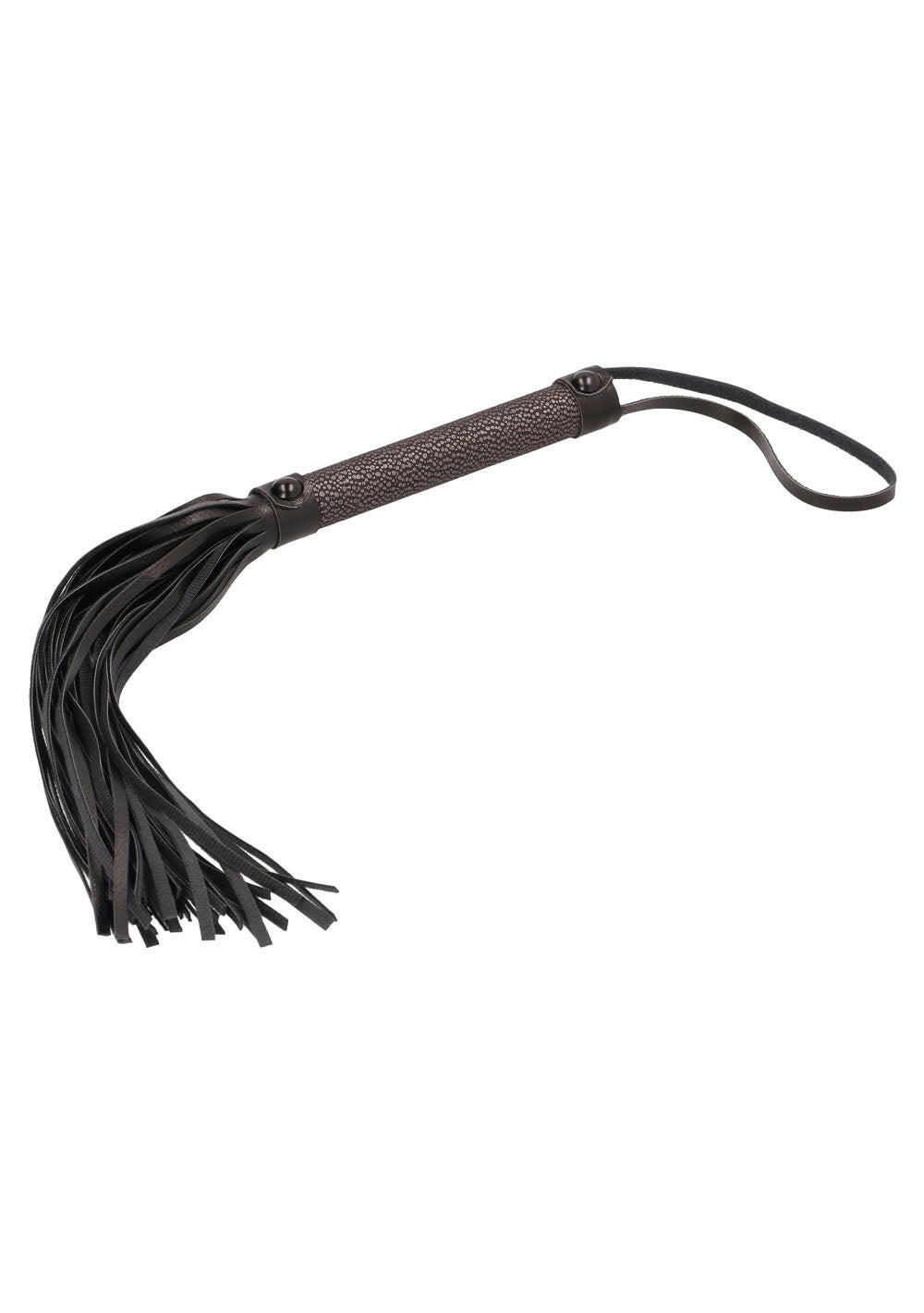 Ouch - Elegant Flogger - Titanium Grey - TemptationsShots Ouch!TemptationsOU-OU244GRY