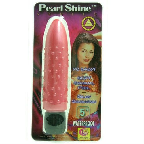 Pearl Shine 5-Inch Bumpy - Pink - TemptationsGolden TriangleTemptationsGT261P