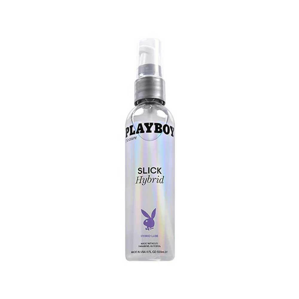 Playboy Pleasure - Slick Hybrid Lubricant 4 Oz Lubricant 4 Oz - TemptationsPlayboy PleasureTemptationsPB-LQ-2130-2