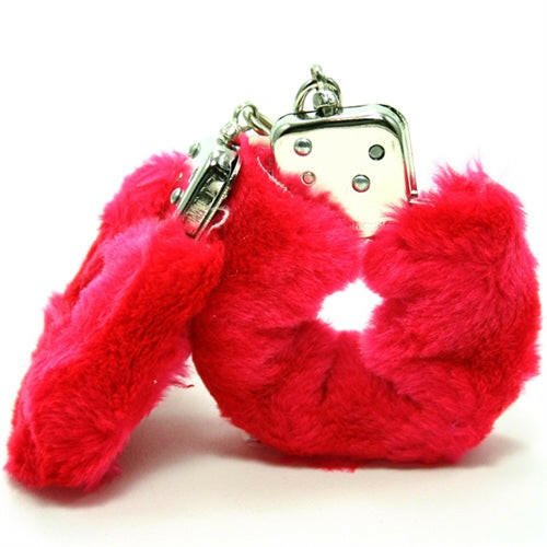 Plush Love Cuffs - Red - TemptationsGolden TriangleTemptationsGT2089-2