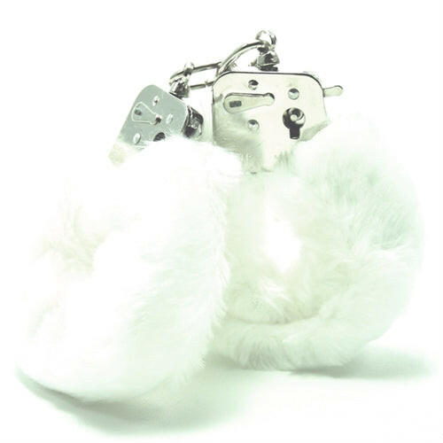 Plush Love Cuffs - White - TemptationsGolden TriangleTemptationsGT2089-5