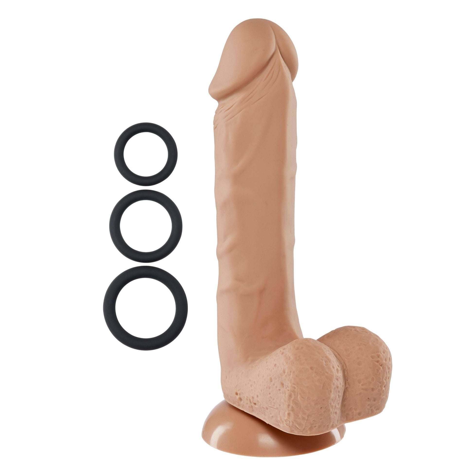 Pro Sensual Series 8 Inch Silicone Pro Odorless Dong - Tan - TemptationsCloud 9 NoveltiesTemptationsWTC852868