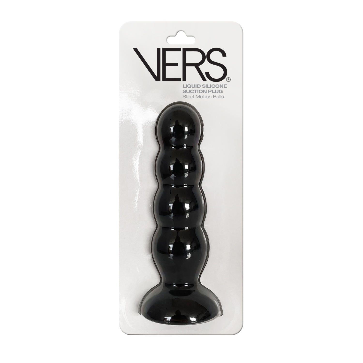 Vers Liquid Silicone Suction Plug - Black BY-VRS-2209