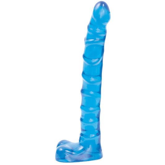 Raging Hard-Ons Slimline Cobalt Blue Jellie - 9" Ballsy - TemptationsDoc JohnsonTemptationsDJ0279-21