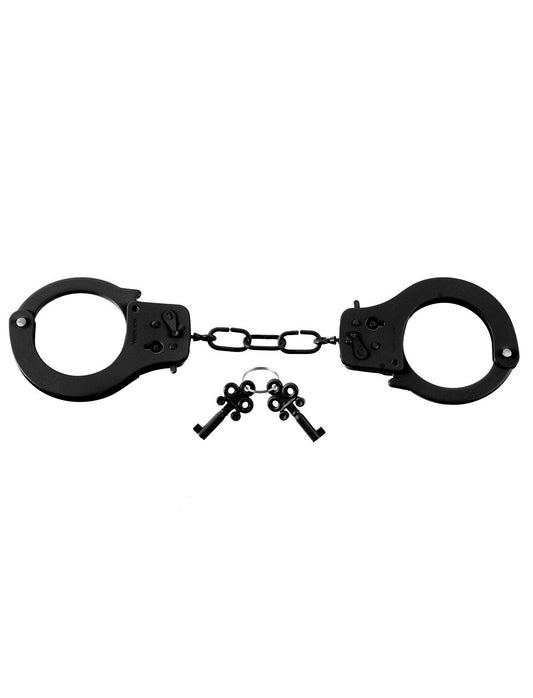 Fetish Fantasy Series Designer Metal  Handcuffs - Black PD3801-23