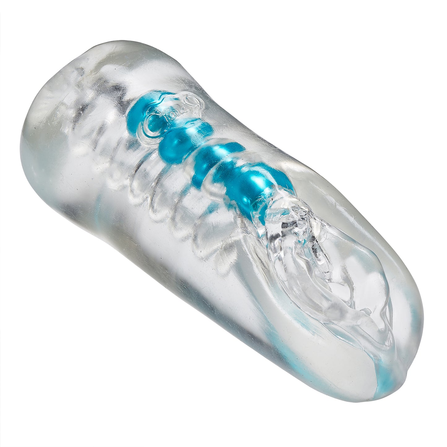 Personal Double Ended Beaded Stroker Clear WTC406