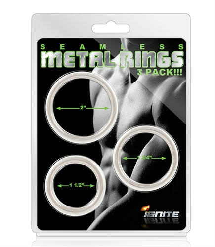 Seamless Metal Rings - 3 Pack - TemptationsSaleTemptationsSI-95059