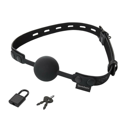 Sincerely Locking Lace Ball Gag - TemptationsSportsheetsTemptationsSS520-09